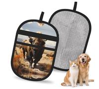 Gants électrostatiques BisonChargingFury™ pour l'épilation des poils d'animaux, brosse magique réutilisable pour chiens et chats | Brosse anti-poils pour canapés, tapis, sièges auto et vêtements