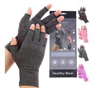 Gants en bambou de qualité supérieure, gants pour l'arthrite en bambou, gants pour femmes, hommes, gris, Medium