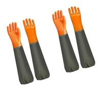 Gants En Caoutchouc À Isolation Thermique De 70 Cm Protections Renforcées De L'avant-bras Pour La Pêche La Transformation Des Fruits De Mer Gants De Travail Imperméables À L'épreuve De L'huile