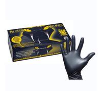Gants en caoutchouc d'atelier nitrile Black Mamba, boîte de 100