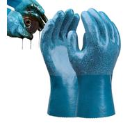 Gants en caoutchouc renforcés | 1 paire de gants en nitrile protecteurs réutilisables | Gants de Protection pour Femmes | Pour Cuisine, Manipulation Aliments, Nettoyage, Vaisselle, Jardin, Garage, Ind