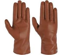 Gants en Cuir avec Doublure en Laine by Roeckl marron 7 1/2 HS