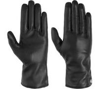 Gants en Cuir avec Doublure en Laine by Roeckl noir 7 1/2 HS