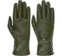 Gants en Cuir avec Doublure en Laine by Roeckl vert foncé 8 HS