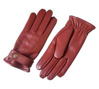 Gants en cuir dames en cuir peau de mouton gants d’hiver chauds cadeau de Noël dames gants en peau de mouton bordeaux.