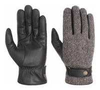 Stetson Gants en Cuir Herringbone Wool Homme - avec doigts pour doublure, doublure Hiver automne-hiver