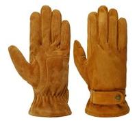 Stetson Gants en Cuir Revetal Homme - avec doigts doublure Hiver automne-hiver - 10 HS marron