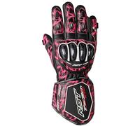 Gants en cuir RST TracTech Evo 4 - Dazzle Pink/Noir