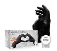 Gants en Latex de Style Ampleur, Noir