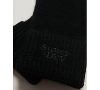 Gants en maille côtelée femme Superdry Noir TU