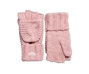 Gants en maille torsadÃ©e femme Superdry Rose TU
