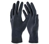 Kerbl Gants à usage unique X-Grip Black Nitrile résistant à l'huile et aux produits chimiques