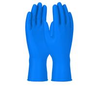 Gants en nitrile à usage prolongé de 30 cm Grippaz Skins bleu - Lot de 50 - PIP - 306DB T11