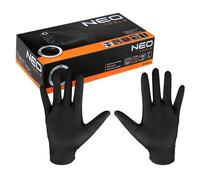 Gants en nitrile, noirs, 100 pièces, taille L