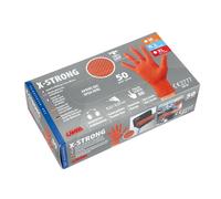 Gants En Nitrile pour Usage Atelier - 50 Pcs - L Modèle X-Strong