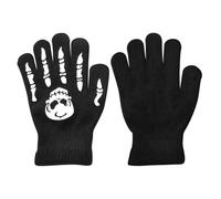 Gants en Os de Crâne,Gants de Crâne pour - squelettes à Doigts complets d'halloween pour Le Cyclisme | Mitaines Chaudes en Forme de crâne d'halloween pour la Course, l'exercice, la randonnée, l'