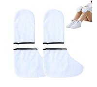Gants en paraffine pour les pieds et les mains | Accessoires de paraffine réutilisables pour spa, bien-être, routine quotidienne, soins de beauté