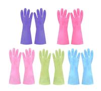 Gants En Pvc Impermeables Cuisine Plat Nettoyage Menage Long Menage Gants De Lavage Manchon Latex