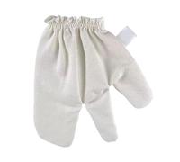 Gants en soie brute - Gants de gommage corporel pour brossage à sec | Mitaines de Massage Ģloves, Kit d'équipement ďe Soins đe la Peau avec Bande d́e Poignet élastique, Outil d̄e Peau rajeunissant Nou