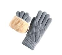 Gants en tricot acrylique doux en polyester avec doublure isolée pour écrans tactiles compatibles avec les femmes pour le ski, la neige, un usage quotidien, écrans tactiles, gants d'hiver