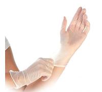 GANTS EN VINYLE NON POUDRÉS - FRANZ MENSCH - TAILLE XL - TRANSPARENT - JETABLES - 100 UNITÉS