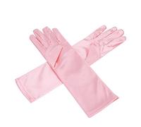 Gants Enfant Déguisement Mariage Gants Long Satin Fille Gant de Performance Scène Danse Jazz Gloves Accessoires Robe Costumes Cérémonie Soirée Opéra Fête Halloween Journée de l'enfance