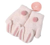 Gants Enfant Hiver, Et Pours en Laine Doux Et Chauds Tricot Thermique Hiver Garçon Et Fille Confort Thermique Et des pour Petites (2-6 Years)