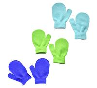 Gants Enfant, Produit Catégorie Et Mitaines pour Bébé Produit Titre 3 Paires de Tricot pour Bébé Mitaines Chaudes Hiver Soins Bébé Confort Doux Sets Pratiques pour Filles Et Garçons (B One Size)