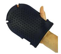 Gants équitation étrille + brosse Hippotonic Bleu TU