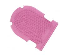 Gants équitation étrille + brosse Hippotonic Rose TU
