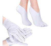 Gants Et Chaussettes En Coton De Beauté Pour SPAS, Eczémas, Mains Sèches,