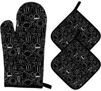 Gants et Maniques de Cuisine en Coton Épais Vendos85