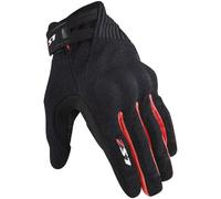 gants été ls2 dart ii - noir / rouge XXL