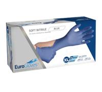 Gants Eurogloves Soft-Nitrile - Bleu - 200pcs Extra Large