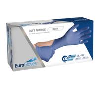 Gants Eurogloves Soft-Nitrile - Bleu - 200pcs Extra Small