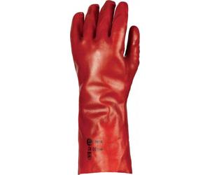Gants EUROSTRONG 3620 PVC 36 cm avec enduction standard - rouge - taille 10 Coverguard