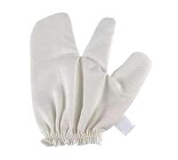 Gants exfoliants en soie - Mitaines de gommage corporel en soie brute, gants de massage de bain avec ajustement élastique sécurisé, outil de soin spa lissant la peau pour douche, usage domestique pour