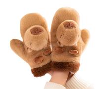 Gants Femme Hiver Gants d'hiver for femmes for chauds par temps froid for la conduite, course à pied, randonnée(BROWN)