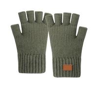 Gants Femme Hiver, Gants Tactiles Femme Moufles Thermiques Hiver à Demi-Doigts Tricotées Chaudes Compatibles avec Les Écrans Tactiles Et pour Les Mains par Temps Froid