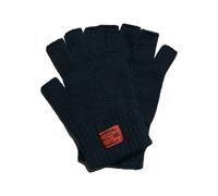 Superdry Gants tricotés, Bleu Marine (Eclipse Navy), S-M Femme