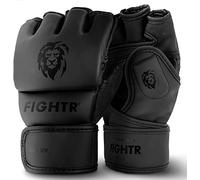 Gants FIGHTR® MMA - pour Une stabilité et Une Puissance de Frappe idéales | Gants de Grappling pour MMA, sandbag, Sparring et entraînement | Sac de Transport Inclus