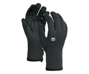 Gants fins légers pour hommes Ortovox 185 Rock'N'Wool Glove Liner M corbeau noir II L