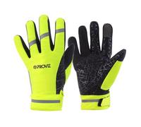 Proviz Gants de Cyclisme imperméables pour Homme Jaune Fluo Taille L