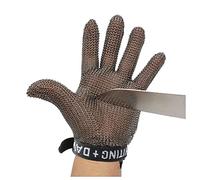 gants， Gants anti-coupures en acier inoxydable for chef, gants de sécurité réglables for hommes et femmes, qualité alimentaire(1pcs/S)