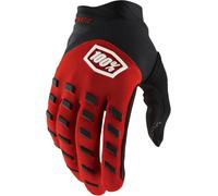 Gants garçons Airmatic 100 % rouge, noir