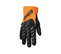 GANTS GLOVES MOTO CROSS QUAD THOR MX SPECTRUM ORANGE / NOIR Taille XS - 3330-684