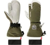 Hestra - Gants de ski 3 doigts en cuir - 3-finger Army Leather Heli Ski Olive en Cuir - Taille 11 - Vert Vert 11