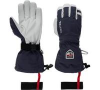 Hestra - Gants d'armée Heli Ski en Cuir Semi-moufles 5 Doigts pour Homme S Bleu Marine