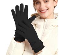 Gants Hiver Homme, Gants d'hiver en Laine d'agneau Thermiques pour l'équitation, Le Ski et Les Sports par Temps Froid