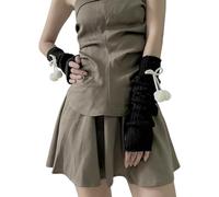 Gants HiverMitaines tricotées esthétiques avec Chauffe-Bras Longs pour Enfants Design texturé Crochet Confort Doux et Chaleureux idéales Sorties Quotidiennes garçons Filles